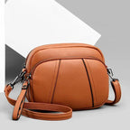 Stylish Soft Leather Women's Cross-body Bags Shoulder Bag Small Casual with Detachable Adjustable Strap Large Capacity Stevvex