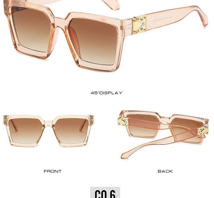 Stylish Square Sunglasses For Women & Luxury Eyeglasses For Women And Men square Sun Glasses For Men Eyewear Women Oversized Square Frame Sunglasses Multiple Tinted Glitter Inspired Stylish Shades Stevvex