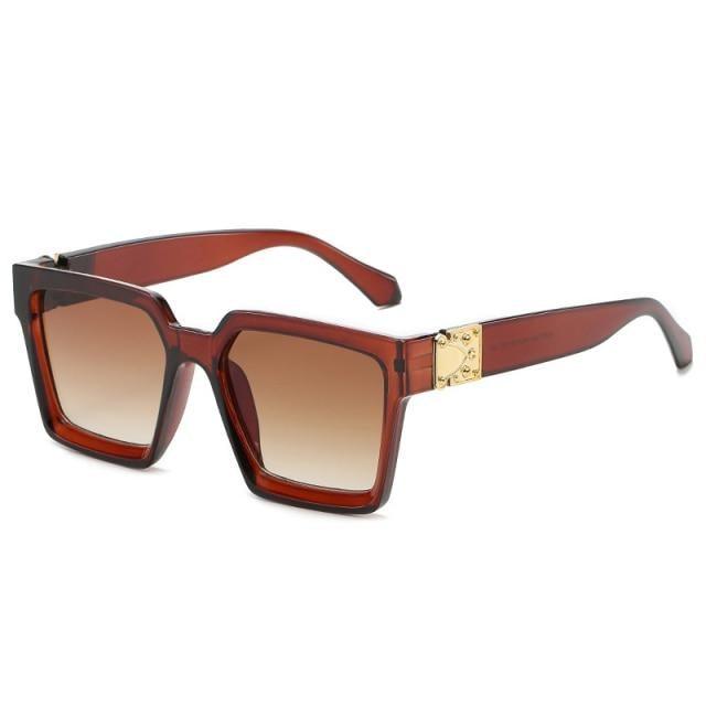 Stylish Square Sunglasses For Women & Luxury Eyeglasses For Women And Men square Sun Glasses For Men Eyewear Women Oversized Square Frame Sunglasses Multiple Tinted Glitter Inspired Stylish Shades Stevvex