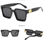 Stylish Square Sunglasses For Women & Luxury Eyeglasses For Women And Men square Sun Glasses For Men Eyewear Women Oversized Square Frame Sunglasses Multiple Tinted Glitter Inspired Stylish Shades Stevvex