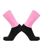 Stylish Summer  Breathable Cycling Socks For Men Anti Slip Seamless Sports Cycling Socks For Men Modern Design Running Sports Socks Stevvex