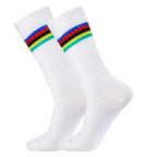 Stylish Summer  Breathable Cycling Socks For Men Anti Slip Seamless Sports Cycling Socks For Men Modern Design Running Sports Socks Stevvex