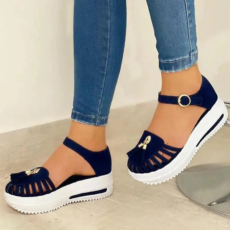 Stylish Summer Women Sandals Elegant Buckle Strap Comfortable Design For Womens Stevvex