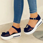 Stylish Summer Women Sandals Elegant Buckle Strap Comfortable Design For Womens Stevvex