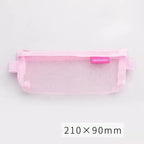 Stylish Transparent Office Pencil Case Simple Design Pen Bags Cute Storage Lightweight Pencil Bags For Student Stevvex