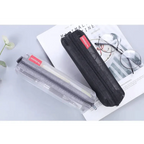 Stylish Transparent Office Pencil Case Simple Design Pen Bags Cute Storage Lightweight Pencil Bags For Student Stevvex