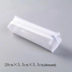 Stylish Transparent Office Pencil Case Simple Design Pen Bags Cute Storage Lightweight Pencil Bags For Student Stevvex