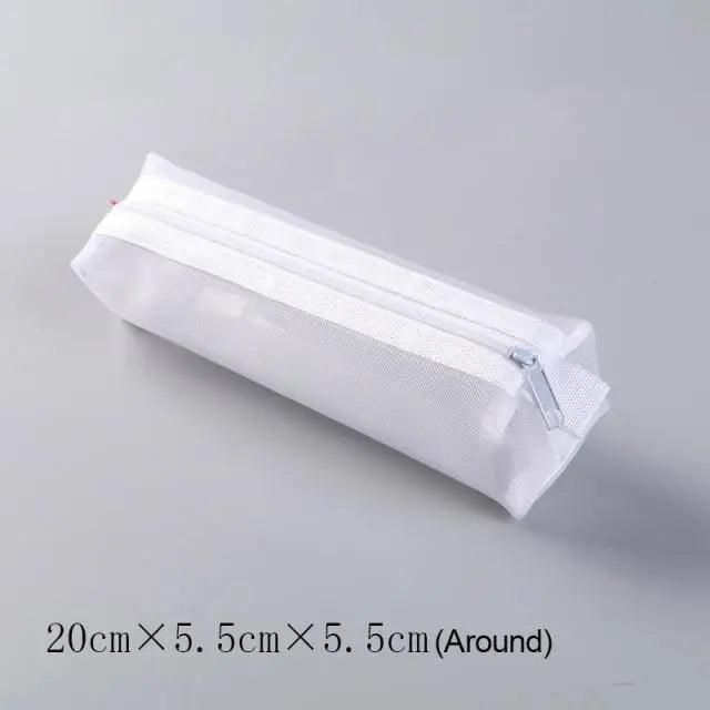 Stylish Transparent Office Pencil Case Simple Design Pen Bags Cute Storage Lightweight Pencil Bags For Student Stevvex