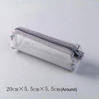 Stylish Transparent Office Pencil Case Simple Design Pen Bags Cute Storage Lightweight Pencil Bags For Student Stevvex