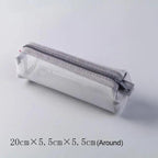 Stylish Transparent Office Pencil Case Simple Design Pen Bags Cute Storage Lightweight Pencil Bags For Student Stevvex