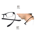 Stylish  Ultralight Hanging Stretch Reading Glasses For Men And Women Anti-fatigue HD Eyeglasses Diopter Sunglasses For Men New Unique Lightweight Design Stevvex