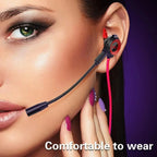 Stylish  Universal Portable Dynamic Noise Reduction In-Ear Wired Call Earphones  Headphones With Noise Cancellation Earphones Stevvex