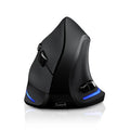 Stylish Vertical Wireless Mouse Game Rechargeable Ergonomic Mouse Modern Design RGB Optical USB Mice For Windows Mac 2400 DPI 2.4G Mice Stevvex