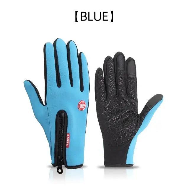 Stylish Winter Warm Cycling Gloves Fitness High Quality Men Women Wind Proof Bike Motorcycle Fishing Gloves Full Finger Touchscreen Gloves Cycling Gloves Touchscreen Waterproof Fleece Thermal Sports Gloves for Hiking Stevvex