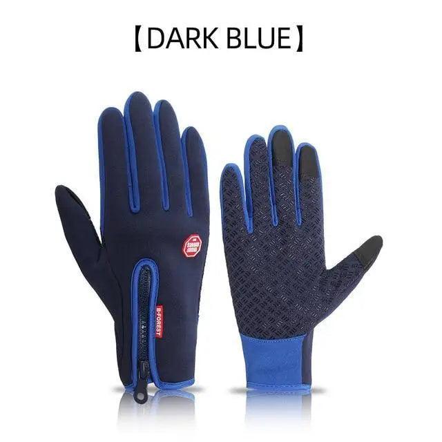 Stylish Winter Warm Cycling Gloves Fitness High Quality Men Women Wind Proof Bike Motorcycle Fishing Gloves Full Finger Touchscreen Gloves Cycling Gloves Touchscreen Waterproof Fleece Thermal Sports Gloves for Hiking Stevvex