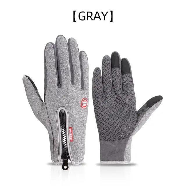 Stylish Winter Warm Cycling Gloves Fitness High Quality Men Women Wind Proof Bike Motorcycle Fishing Gloves Full Finger Touchscreen Gloves Cycling Gloves Touchscreen Waterproof Fleece Thermal Sports Gloves for Hiking Stevvex
