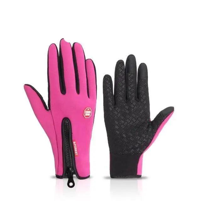 Stylish Winter Warm Cycling Gloves Fitness High Quality Men Women Wind Proof Bike Motorcycle Fishing Gloves Full Finger Touchscreen Gloves Cycling Gloves Touchscreen Waterproof Fleece Thermal Sports Gloves for Hiking Stevvex