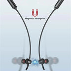 Stylish  Wireless Bluetooth Earphones Magnetic Sports Running Headset IPX5 Waterproof  Noise Cancelling Stereo Magnetic Earphones With Mic For Workout Running Gym Stevvex