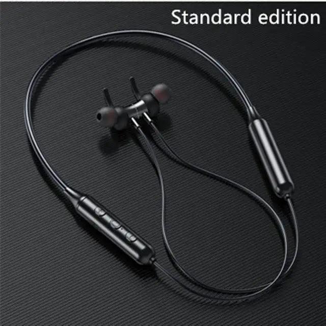 Stylish  Wireless Bluetooth Earphones Magnetic Sports Running Headset IPX5 Waterproof  Noise Cancelling Stereo Magnetic Earphones With Mic For Workout Running Gym Stevvex