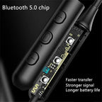 Stylish  Wireless Bluetooth Earphones Magnetic Sports Running Headset IPX5 Waterproof  Noise Cancelling Stereo Magnetic Earphones With Mic For Workout Running Gym Stevvex