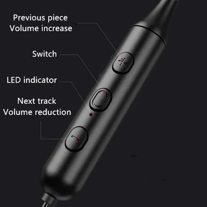 Stylish  Wireless Bluetooth Earphones Magnetic Sports Running Headset IPX5 Waterproof  Noise Cancelling Stereo Magnetic Earphones With Mic For Workout Running Gym Stevvex