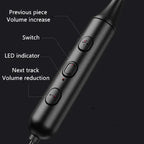 Stylish  Wireless Bluetooth Earphones Magnetic Sports Running Headset IPX5 Waterproof  Noise Cancelling Stereo Magnetic Earphones With Mic For Workout Running Gym Stevvex