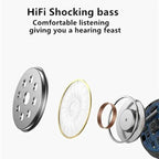 Stylish  Wireless Bluetooth Earphones Magnetic Sports Running Headset IPX5 Waterproof  Noise Cancelling Stereo Magnetic Earphones With Mic For Workout Running Gym Stevvex