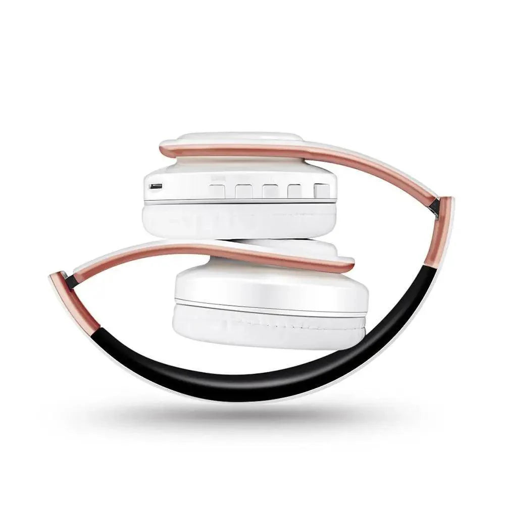 Stylish Wireless Bluetooth Headphone Stereo Headset Music Headset Foldable Wireless and Wired Stereo Headset Micro SD/TF FM For Cell Phone PC Stevvex