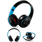 Stylish Wireless Bluetooth Headphone Stereo Headset Music Headset Foldable Wireless and Wired Stereo Headset Micro SD/TF FM For Cell Phone PC Stevvex