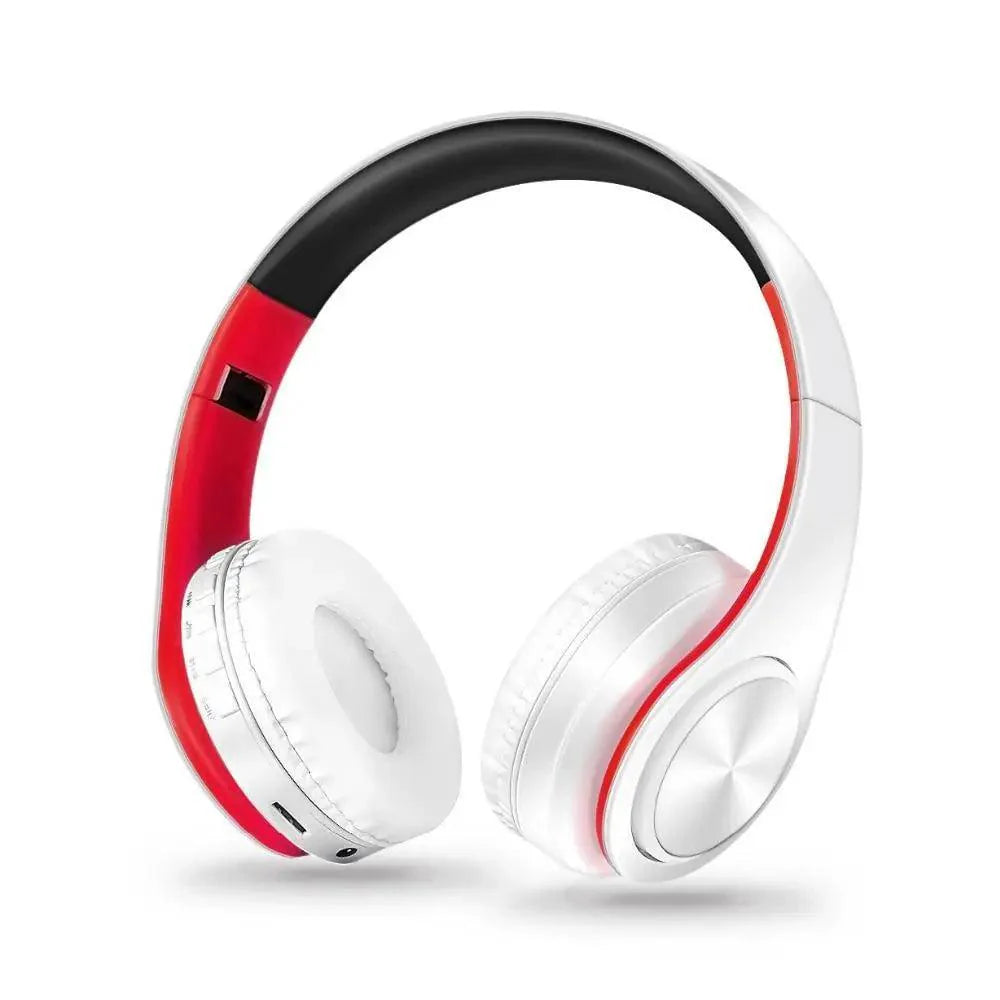 Stylish Wireless Bluetooth Headphone Stereo Headset Music Headset Foldable Wireless and Wired Stereo Headset Micro SD/TF FM For Cell Phone PC Stevvex