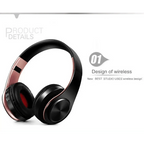 Stylish Wireless Bluetooth Headphone Stereo Headset Music Headset Foldable Wireless and Wired Stereo Headset Micro SD/TF FM For Cell Phone PC Stevvex
