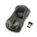 Stylish Wireless Computer Car Shape Mouse Mini 3D Ergonomic PC Gamer Mouse Retro Optical Mice 1600 DPI USB Receiver Suitable for PC/Computer/Laptop Stevvex