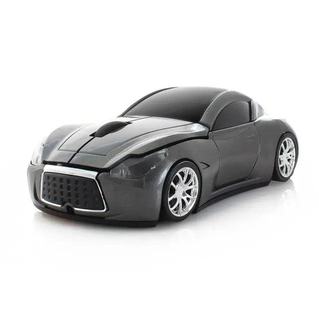 Stylish Wireless Computer Car Shape Mouse Mini 3D Ergonomic PC Gamer Mouse Retro Optical Mice 1600 DPI USB Receiver Suitable for PC/Computer/Laptop Stevvex