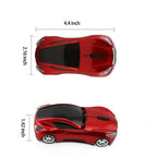 Stylish Wireless Computer Car Shape Mouse Mini 3D Ergonomic PC Gamer Mouse Retro Optical Mice 1600 DPI USB Receiver Suitable for PC/Computer/Laptop Stevvex