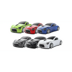 Stylish Wireless Computer Car Shape Mouse Mini 3D Ergonomic PC Gamer Mouse Retro Optical Mice 1600 DPI USB Receiver Suitable for PC/Computer/Laptop Stevvex