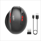 Stylish Wireless Gaming Mouse Vertical Ergonomic Rechargeable Gamer Mouse  Classic USB 7 Key Magic Mouse For PC Laptop Notebook Computer Desktop Stevvex