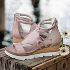 Stylish Women Zipper Sandals Fashion Summer Elegant Non Slip High Womens Sandals Stevvex