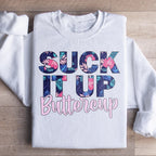 Suck It Up Buttercup Floral Sweatshirt Peachy Sunday