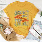 Suck The Head Pinch The Tail Tee Peachy Sunday