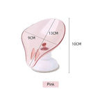 Suction Cup Soap Dish Holder Leaf-Shape Self-Draining Soap Saver Box Not Punched for Shower Bathroom Kitchen Soap Dishes Sponge Container with Suction Cup Leaf Shape Self Draining for Bathroom Kitchen Sink Stevvex
