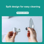 Suction Cup Soap Dish Holder Leaf-Shape Self-Draining Soap Saver Box Not Punched for Shower Bathroom Kitchen Soap Dishes Sponge Container with Suction Cup Leaf Shape Self Draining for Bathroom Kitchen Sink Stevvex