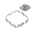 Sugar Biscuit Mold 3Pcs Plaque Cutter Cookies Frame Cake Oval Square Rectangle Fancy Stainless Cookie Mold Plaque Frame Cookie Cutter Set Square Frame Fancy Oval Rectangle And Photo Plaques Frame Fondant Cutters Stevvex