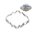Sugar Biscuit Mold 3Pcs Plaque Cutter Cookies Frame Cake Oval Square Rectangle Fancy Stainless Cookie Mold Plaque Frame Cookie Cutter Set Square Frame Fancy Oval Rectangle And Photo Plaques Frame Fondant Cutters Stevvex