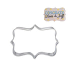 Sugar Biscuit Mold 3Pcs Plaque Cutter Cookies Frame Cake Oval Square Rectangle Fancy Stainless Cookie Mold Plaque Frame Cookie Cutter Set Square Frame Fancy Oval Rectangle And Photo Plaques Frame Fondant Cutters Stevvex