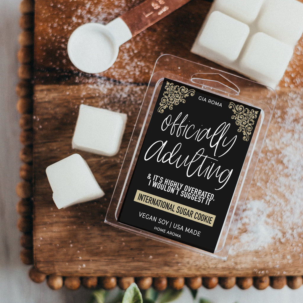 International Sugar Cookie Scented Candle Sweet Vanilla Sugar Bakery Holiday Nostalgia Fragrance BandsCo Straps