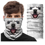 Summer Animal Bandana Neck Gaiter Tube Scarf Buff Party Halloween Half Mask Face Shield Sport Headband Balaclava Seamless Magic Head Scarf Breathable Bandana Turban Outdoor Hiking Quick-Dry Sweat Absorbing Scarves Multifunction Beanie Hat Stevvex