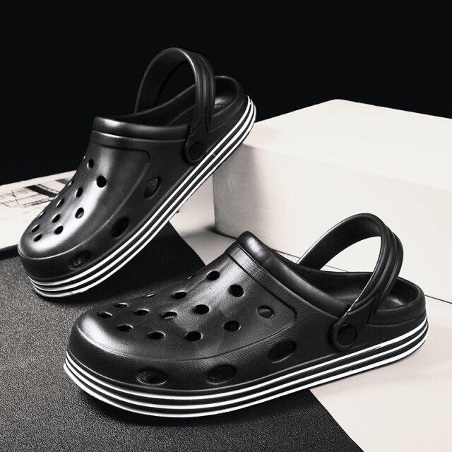 Summer Beach Flip Flops Slippers Shoes Men's Non Slip Antiwear Shoes Home Slippers Classic Breathable Summer Sandals Slip On Slide Lightweight Slippers Beach Clogs Stevvex