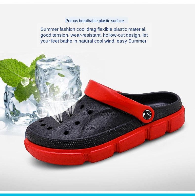 Summer Beach Flip Flops Slippers Shoes Men's Non Slip Antiwear Shoes Home Slippers Classic Breathable Summer Sandals Slip On Slide Lightweight Slippers Beach Clogs Stevvex