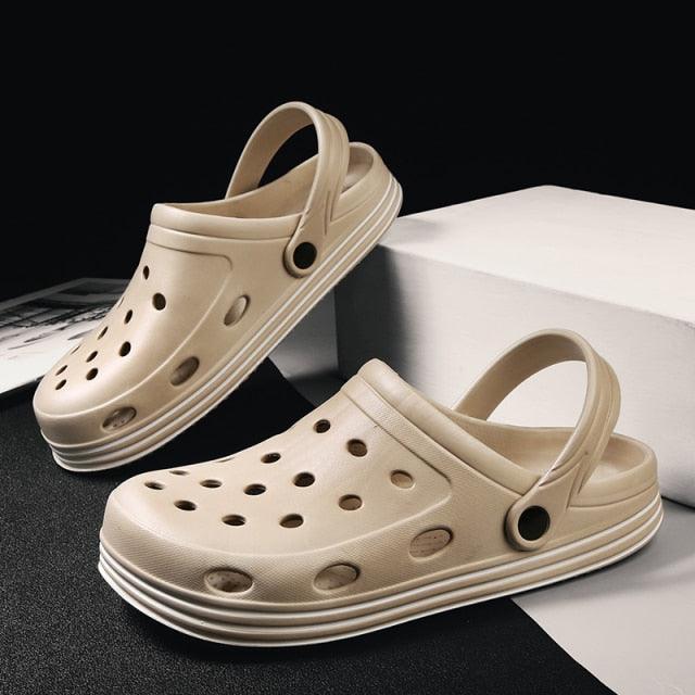 Summer Beach Flip Flops Slippers Shoes Men's Non Slip Antiwear Shoes Home Slippers Classic Breathable Summer Sandals Slip On Slide Lightweight Slippers Beach Clogs Stevvex