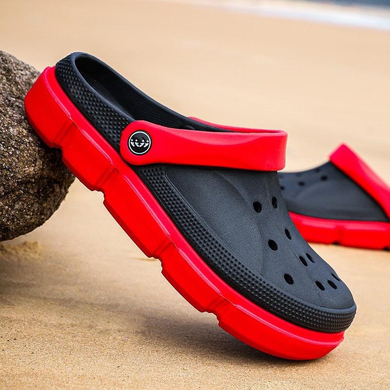 Summer Beach Flip Flops Slippers Shoes Men's Non Slip Antiwear Shoes Home Slippers Classic Breathable Summer Sandals Slip On Slide Lightweight Slippers Beach Clogs Stevvex